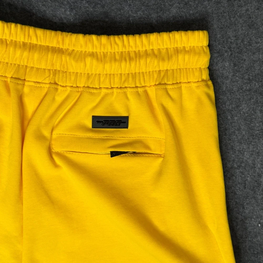 Pro Standard Los Angeles Lakers NBA Shorts Yellow Mens XL BLL354107FL New
